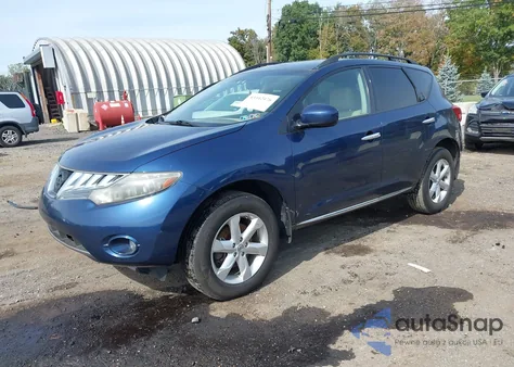 2010 Nissan Murano Sl из США, поврежденный, VIN JN8AZ1MWXAW107512